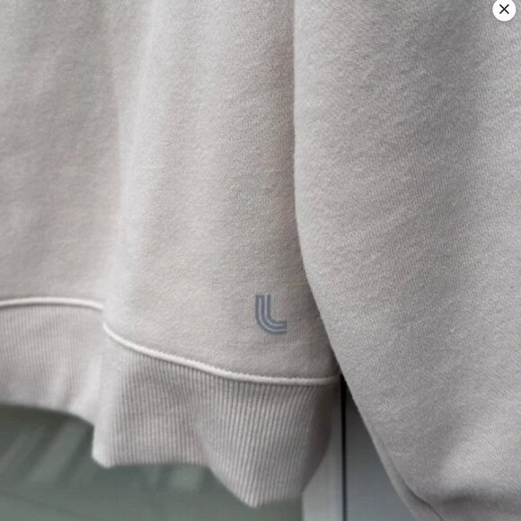 NWT LOLE size medium half zip hoodie with kangaroo pocket FENNEL neck with hood - Picture 7 of 8